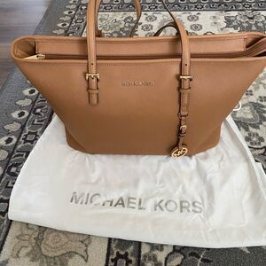 Michael Kors Brown Leather Tote